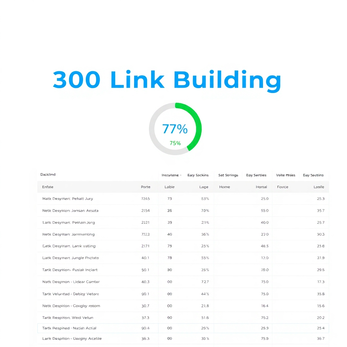 300 Link Building